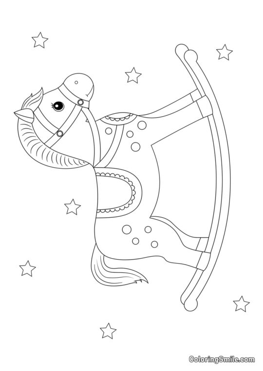 Іграшковий кінь Іграшковий кінь - Розмальовка