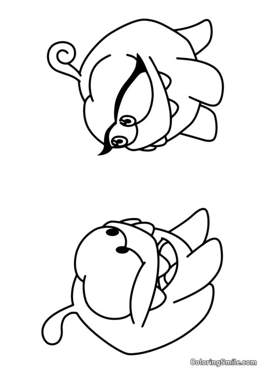 Ом Ном з Ом Нелле - Розмальовка