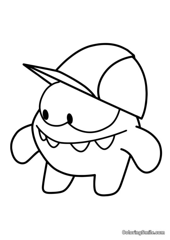 Ом Ном будівельник - Розмальовка