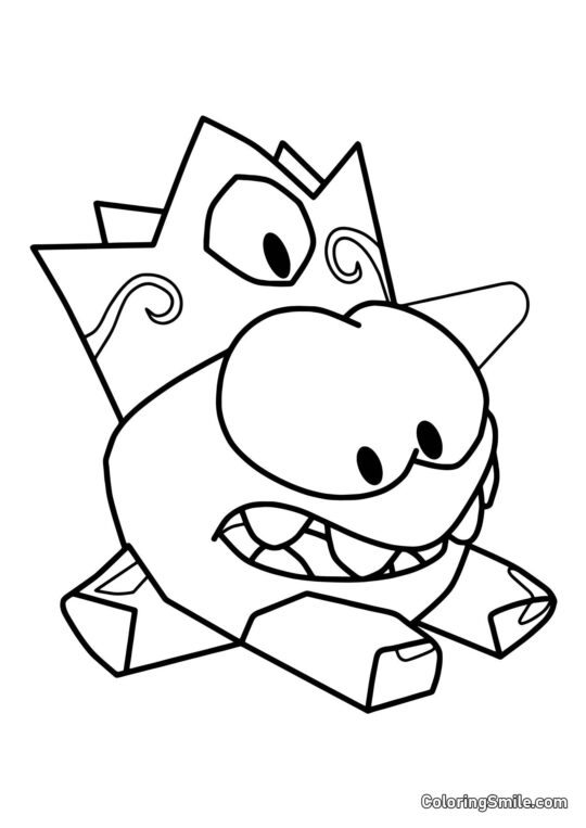 Ом Ном з льодовою короною - Розмальовка