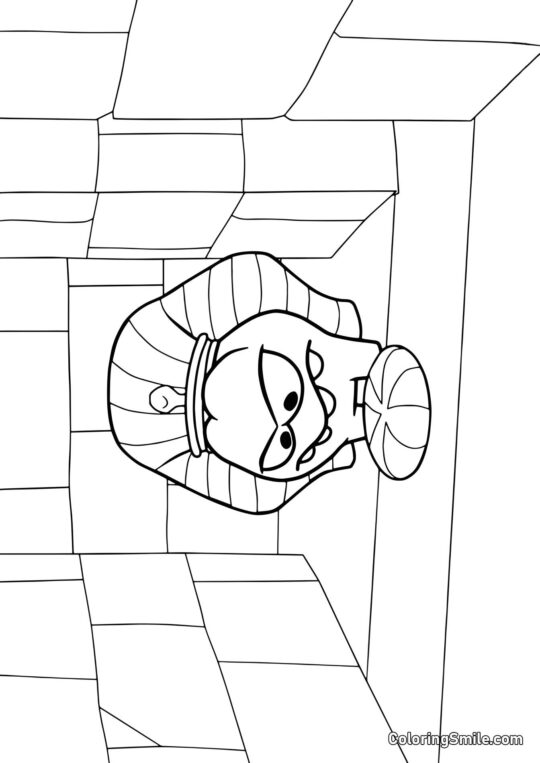 Ом Ном у Стародавньому Єгипті - Розмальовка