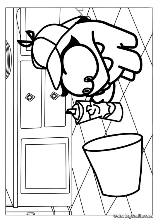 Ом Ном детектив - Розмальовка