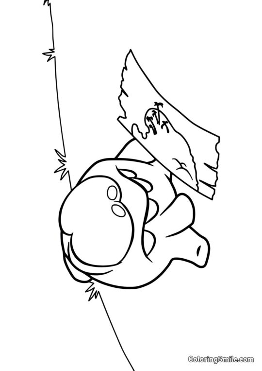 Ом Ном і скарбна карта - Розмальовка