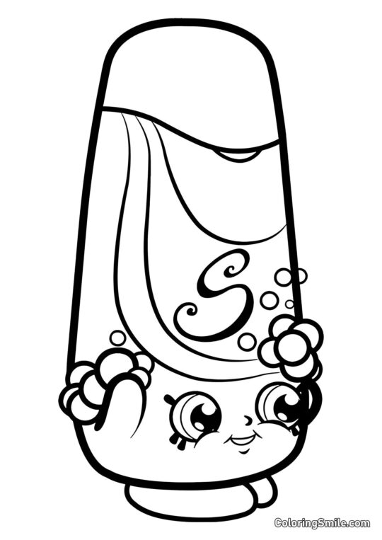 Шопкінс Шампі - Розмальовка