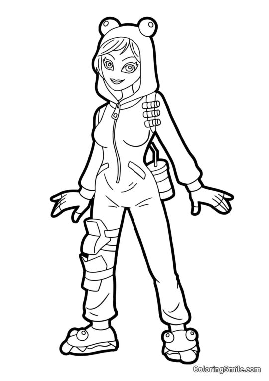 Фортнайт Нічний Чавун - Розмальовка