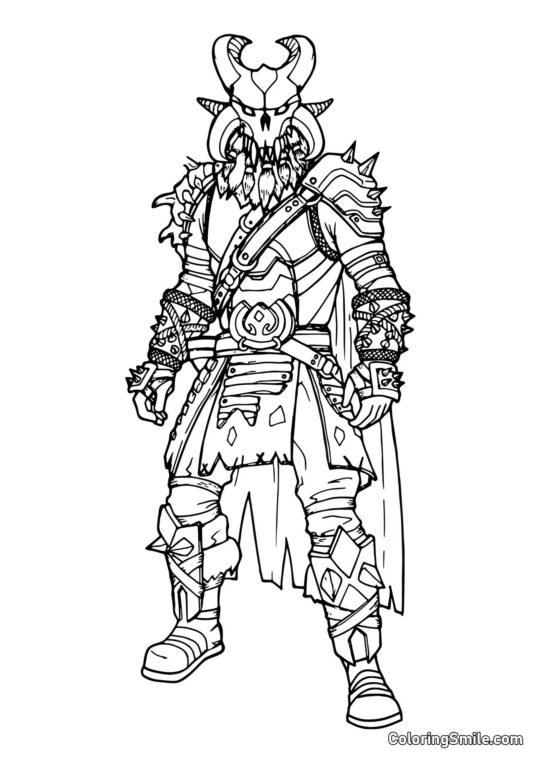 Фортнайт Рагнарок - Розмальовка