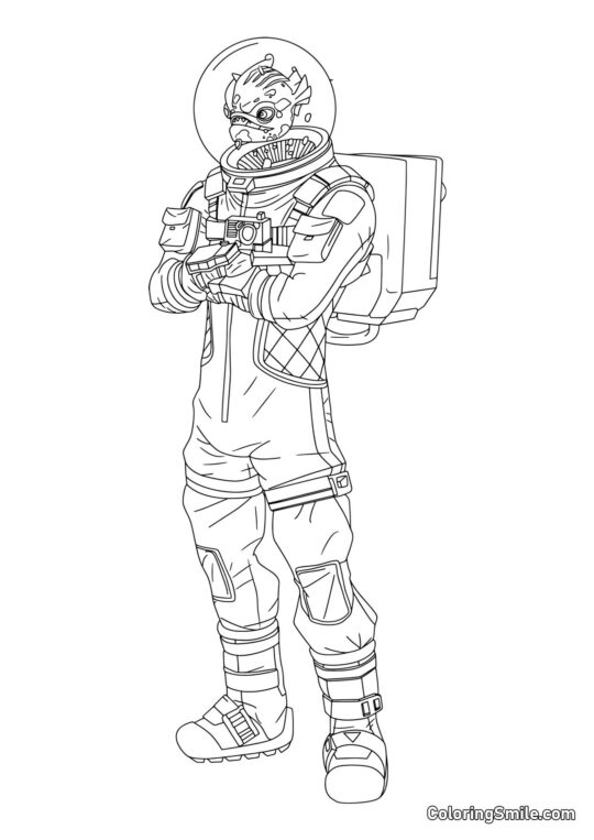 Фортнайт Левіафан - Розмальовка