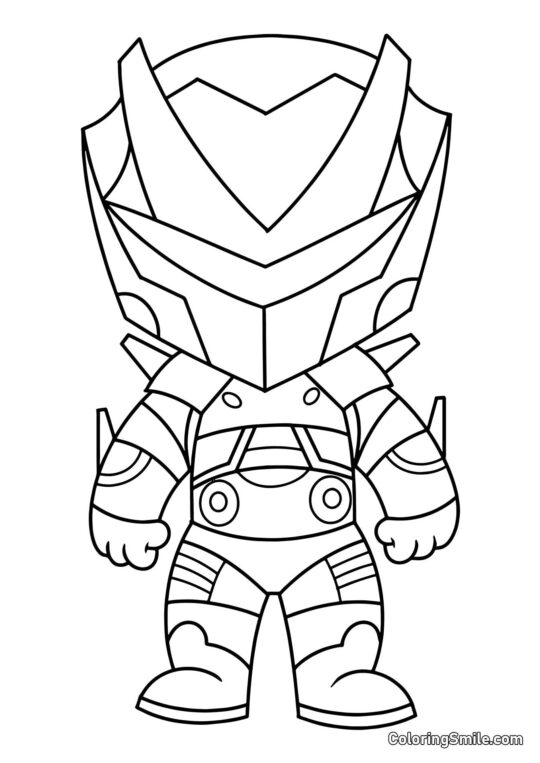 Фортнайт Чібі Міазма - Розмальовка