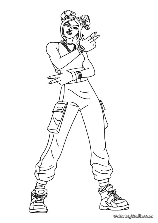 Фортнайт Блінг - Розмальовка