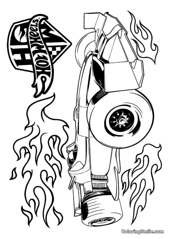 Формула 1 Гарячі Колеса - Розмальовка