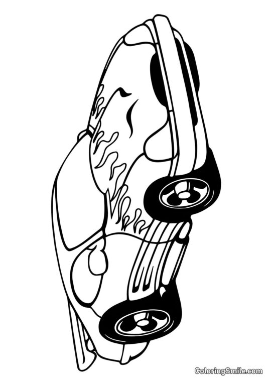 Прості Гарячі Колеса - Розмальовка