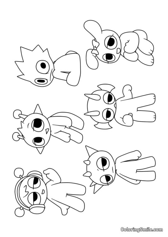 Спрункі Діти Спрункі Діти - Розмальовка