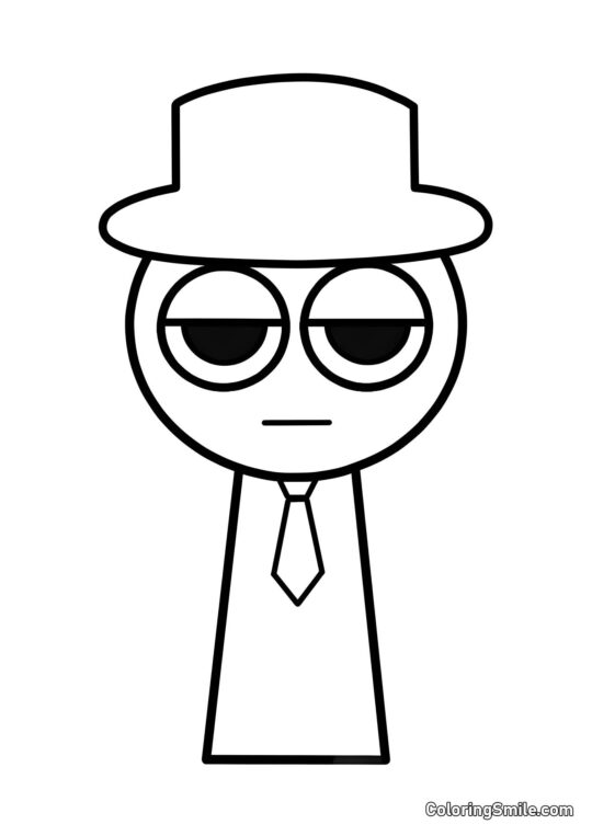 Спрунк Чорний Спрунк Чорний - Розмальовка