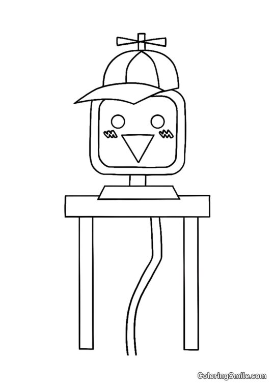 Спрунк Містер Веселий Комп’ютер Спрунк Містер Веселий Комп’ютер - Розмальовка