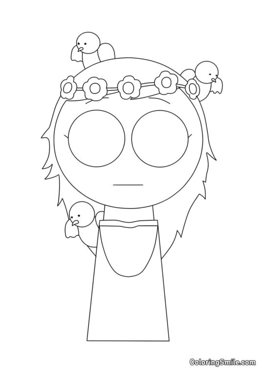 Бонус Спрунк Роза Бонус Спрунк Роза - Розмальовка