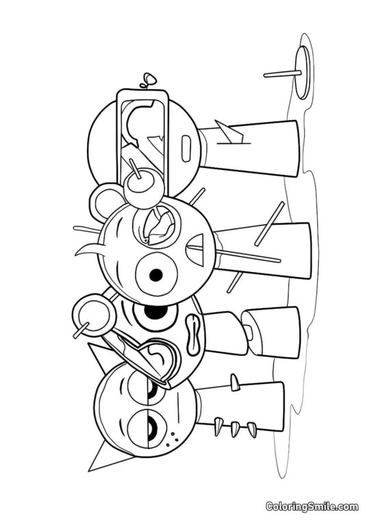 Нові Страшні Спрункі Нові Страшні Спрункі - Розмальовка