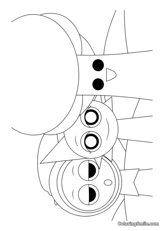 Спрункі Джевін, Венда і Містер Дерево Спрункі Джевін, Венда і Містер Дерево - Розмальовка