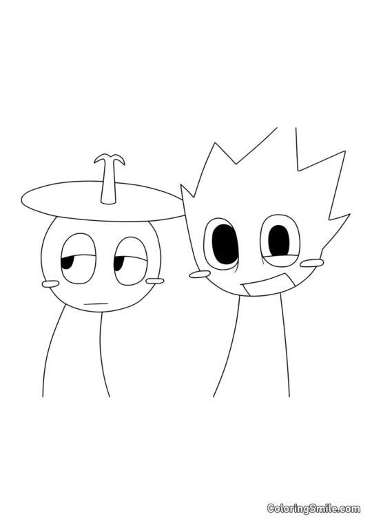 Спрункі Клюква і ОВАКС Спрункі Клюква і ОВАКС - Розмальовка