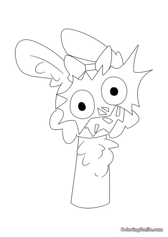 Жахливі Спрункі Пінкі Жахливі Спрункі Пінкі - Розмальовка