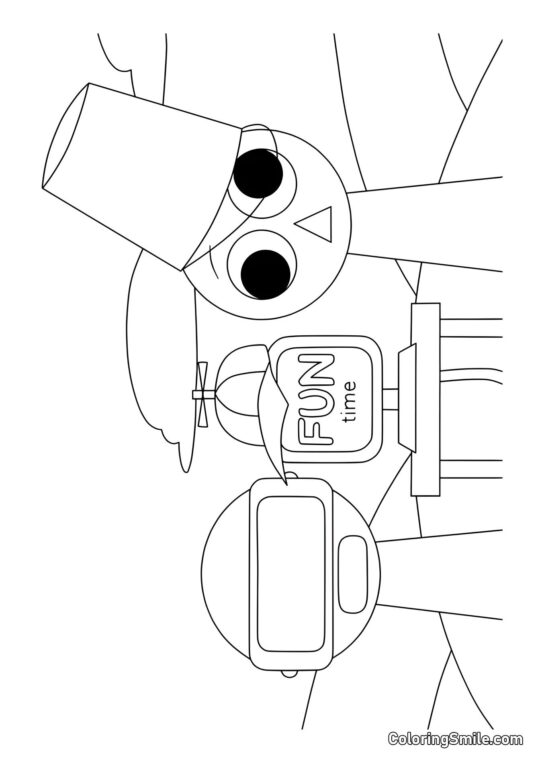 Час Повеселитися зі Спрунками Час Повеселитися зі Спрунками - Розмальовка