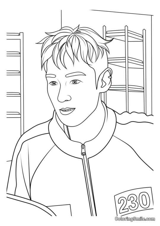 Гравець 230 (Танос) з Гри в кальмара 2 - Розмальовка