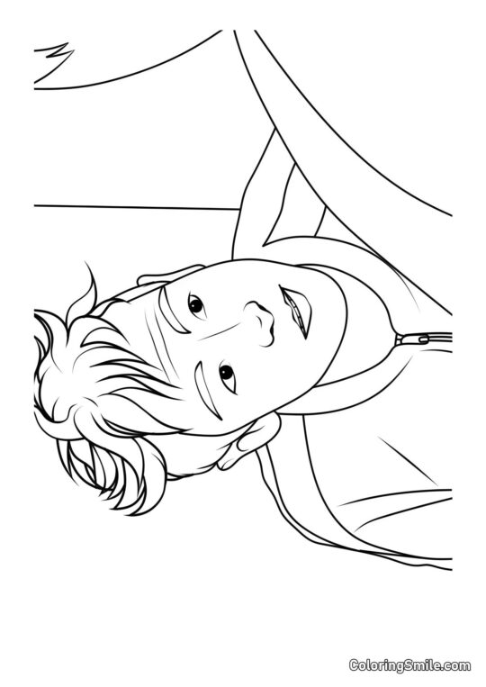 Чхой Су Бонг (Танос) з Гри в кальмара 2 - Розмальовка