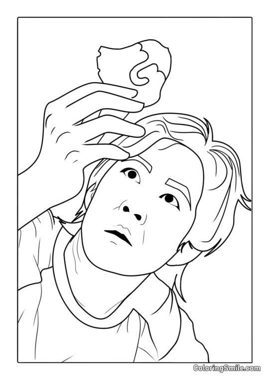 Печиво з Гри в кальмара - Розмальовка