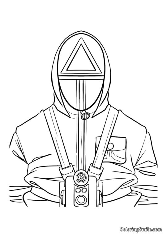 Солдат Гри в кальмара 2 - Розмальовка