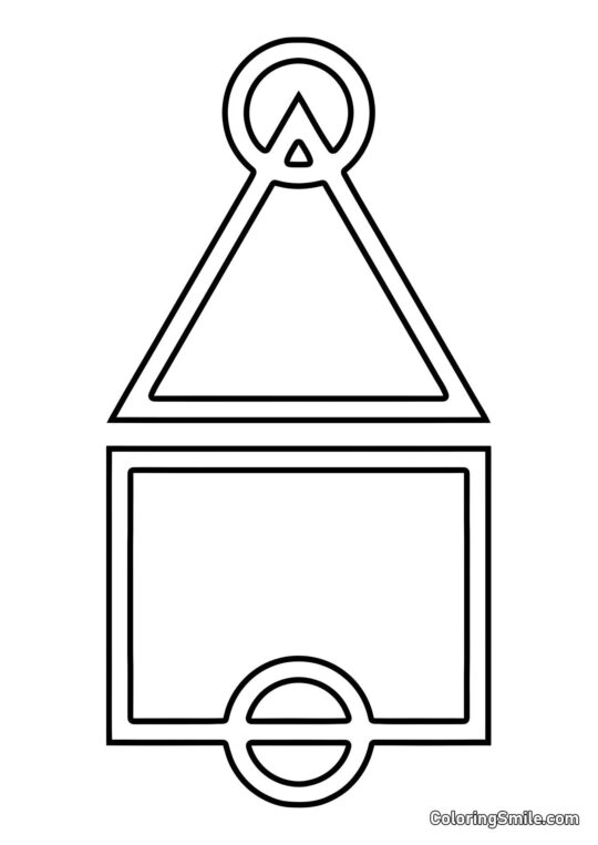 Поле Гри в кальмара - Розмальовка