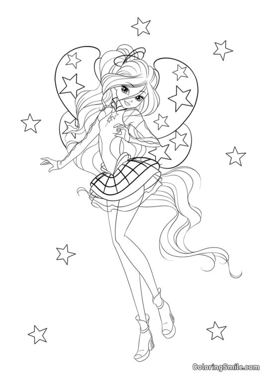 Вінкс Блум Космікс - Розмальовка