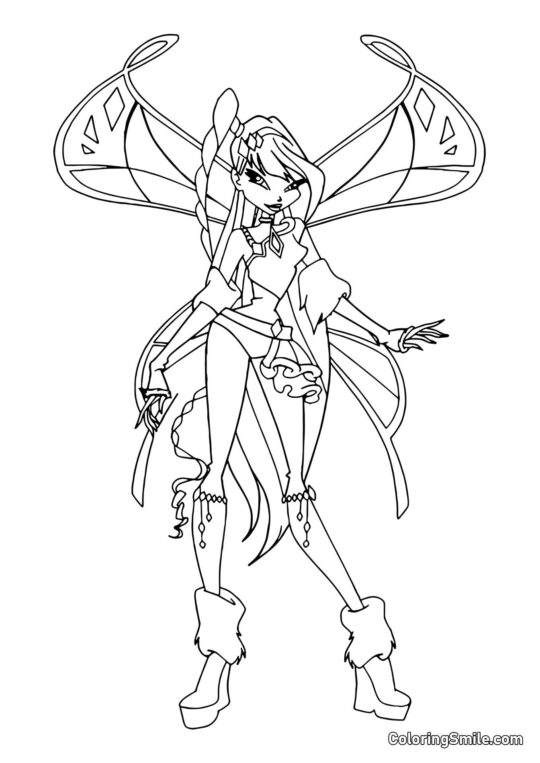 Вінкс Муса Ловікс - Розмальовка