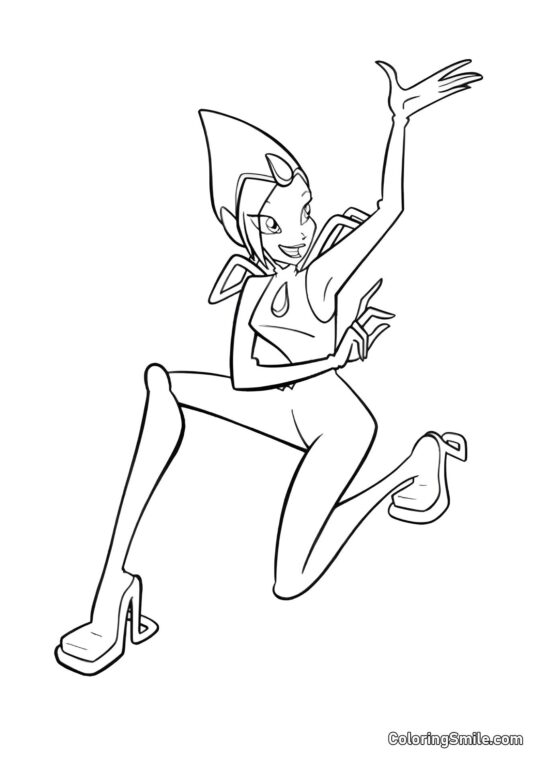 Щаслива Текна - Розмальовка