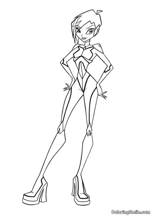 Текна в костюмі - Розмальовка