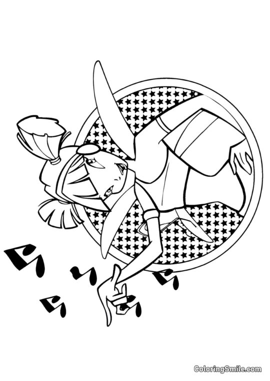 Муса знає музику - Розмальовка