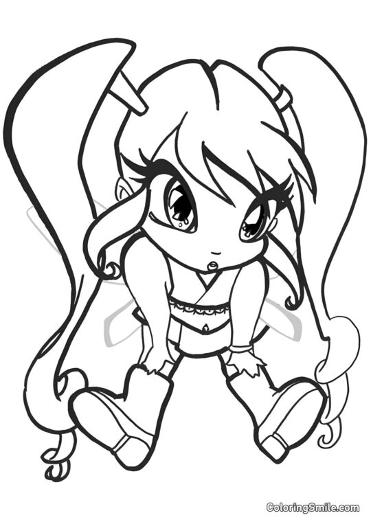 Піксі Чатта - Розмальовка