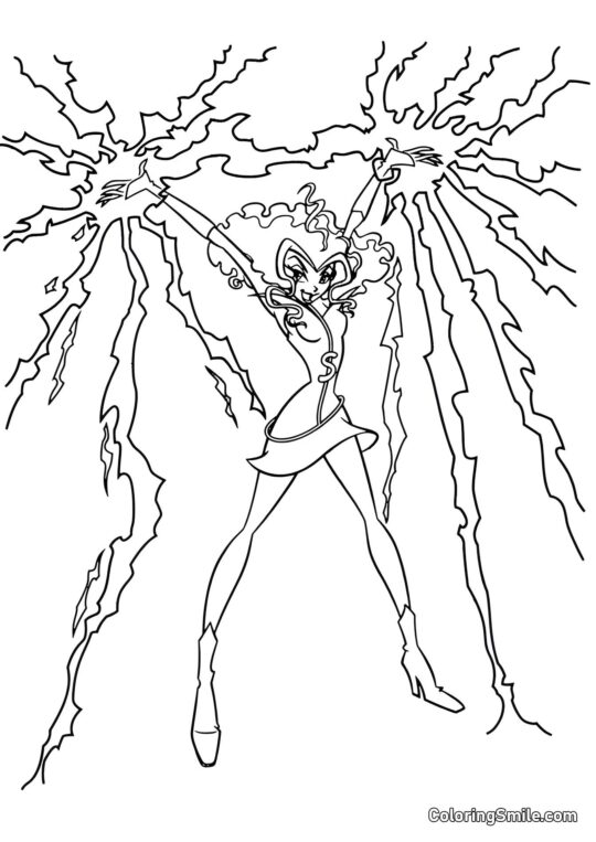 Штормі – відьма штормів - Розмальовка