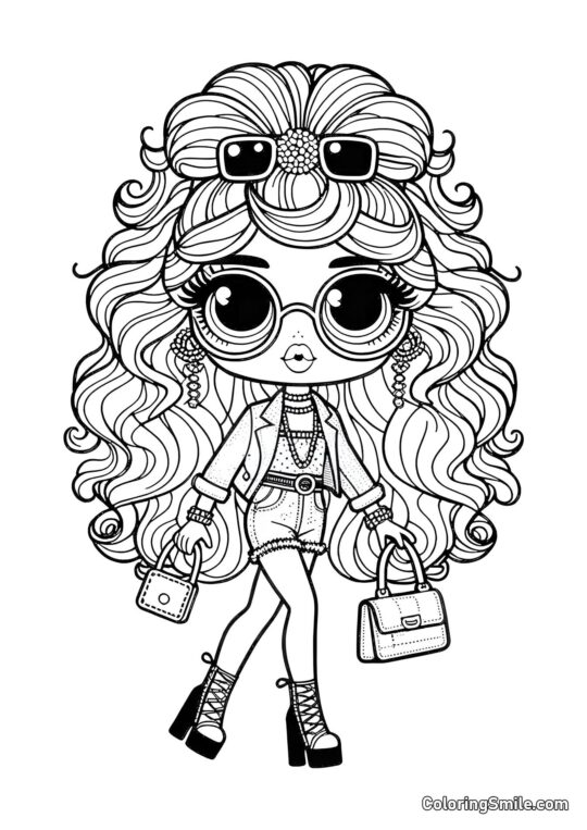 Лялька-вчителька LOL Лялька-вчителька LOL - Розмальовка
