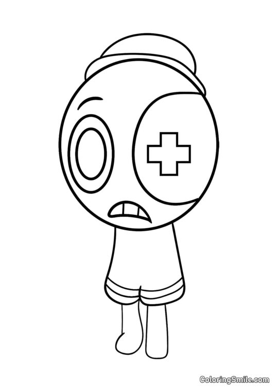 Астрон з Дендового Світу - Розмальовка