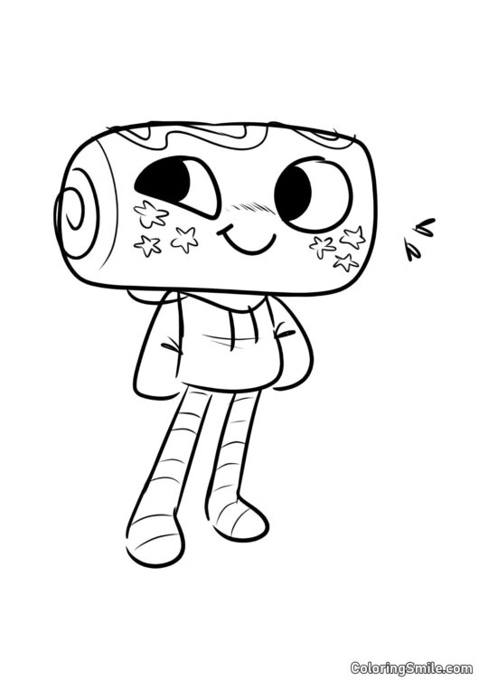 Космо з Дендового Світу - Розмальовка