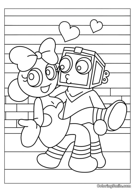 Боксен і Поппі - Розмальовка