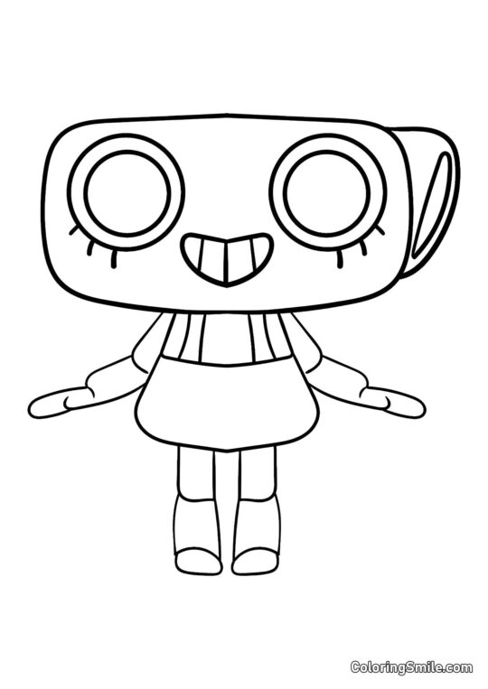 Шеллі з Дендового Світу - Розмальовка