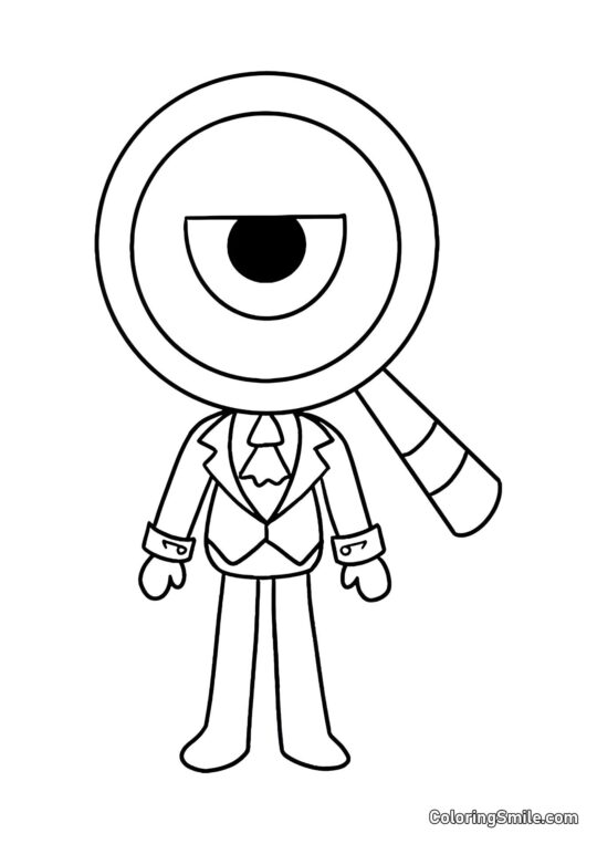 Роджер з Дендового Світу - Розмальовка