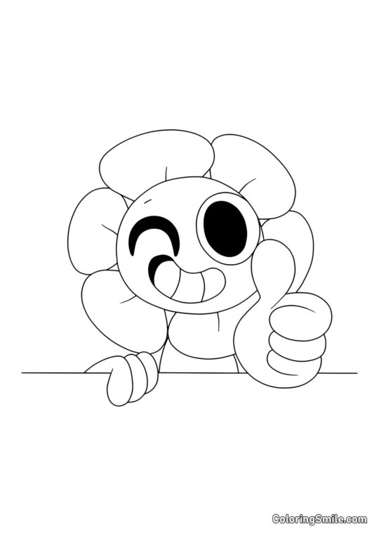 Продавець Денді - Розмальовка