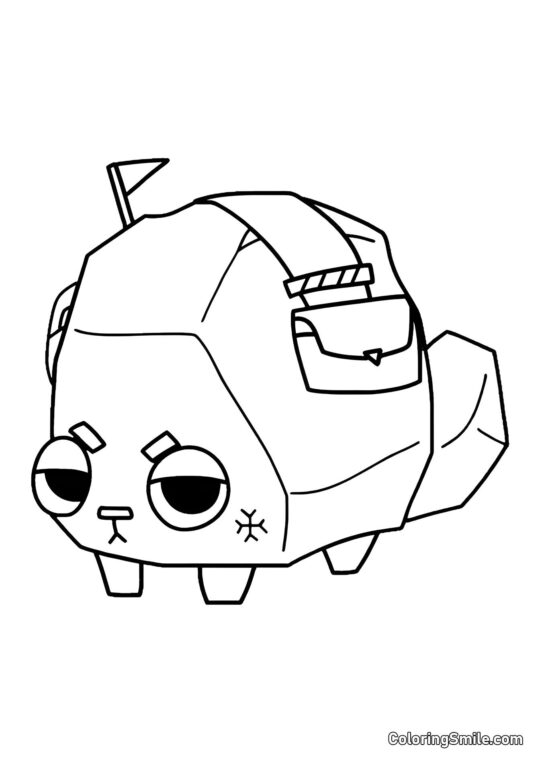 Галька з Дендового Світу - Розмальовка