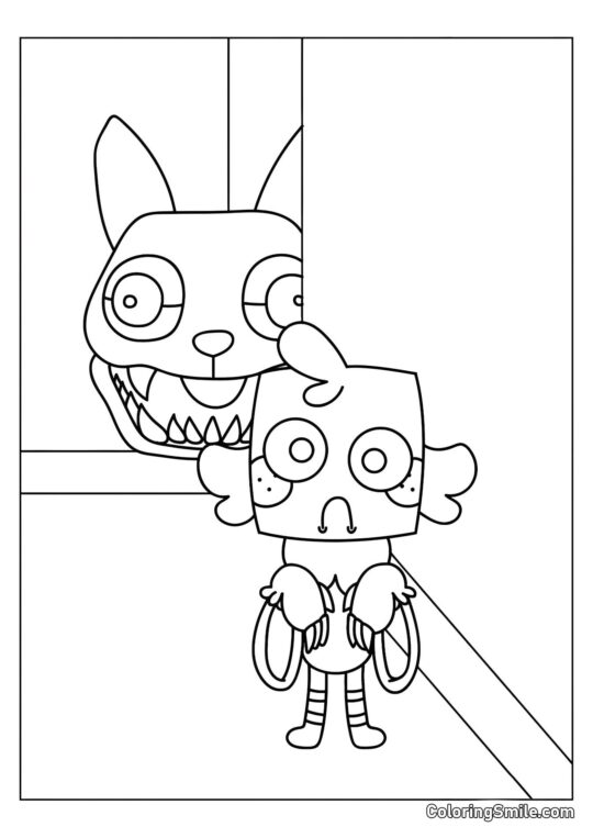 Губ і Злий Собака - Розмальовка