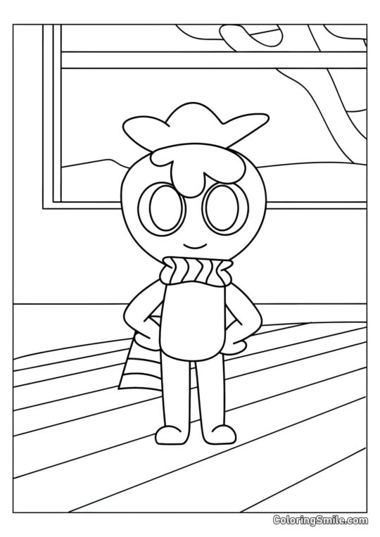 Паросток з Дендового Світу - Розмальовка