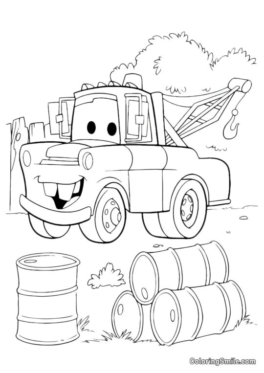 Матер, що широко усміхається Матер, що широко усміхається - Розмальовка