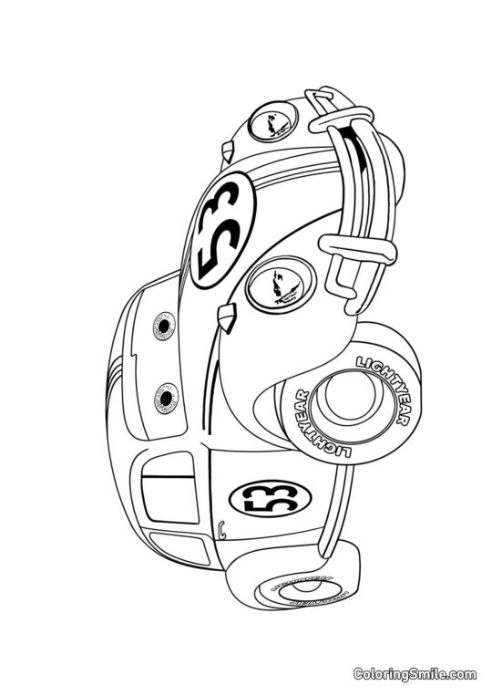 Автомобіль номер 53 Автомобіль номер 53 - Розмальовка