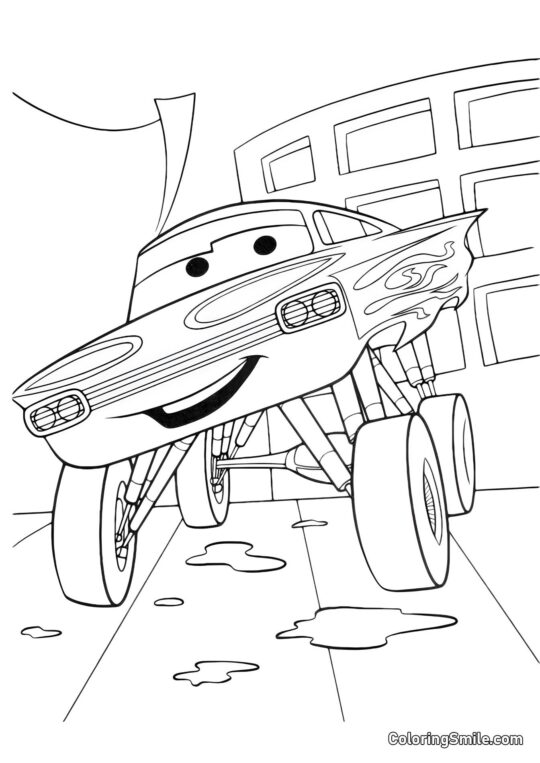 Рамоне на автомийці Рамоне на автомийці - Розмальовка