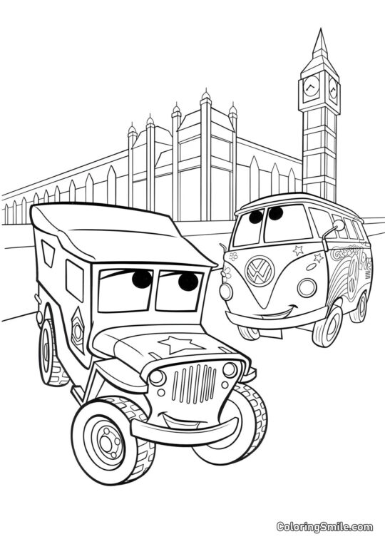 Філмор у Лондоні Філмор у Лондоні - Розмальовка